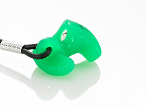 Neon Grün  ForSec Otoplastik Silikon DI-Filter Variante neon grün
